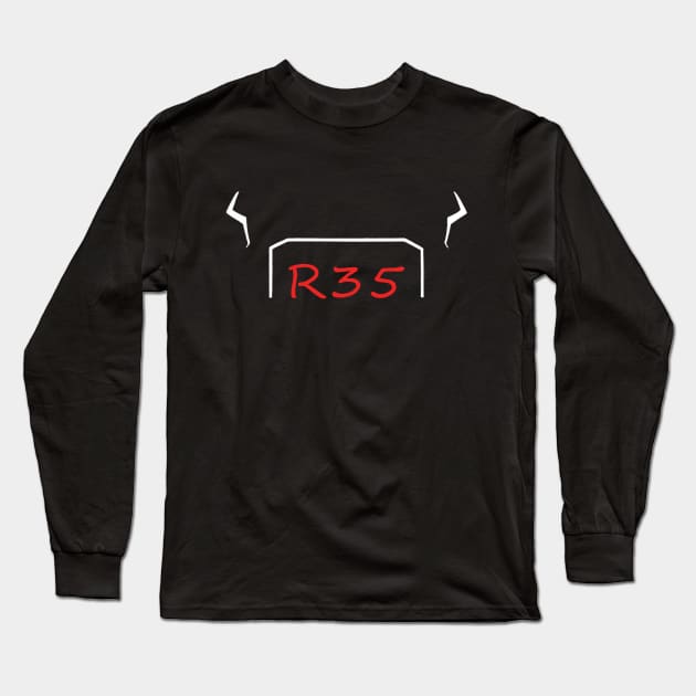 GTR R35 Long Sleeve T-Shirt by classic.light